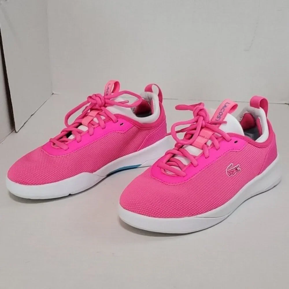 Lacoste Sneakers Shoes Lt Spirit 2.0 317 Hot Pink Sport Women's WOMAN'S SIZE 6